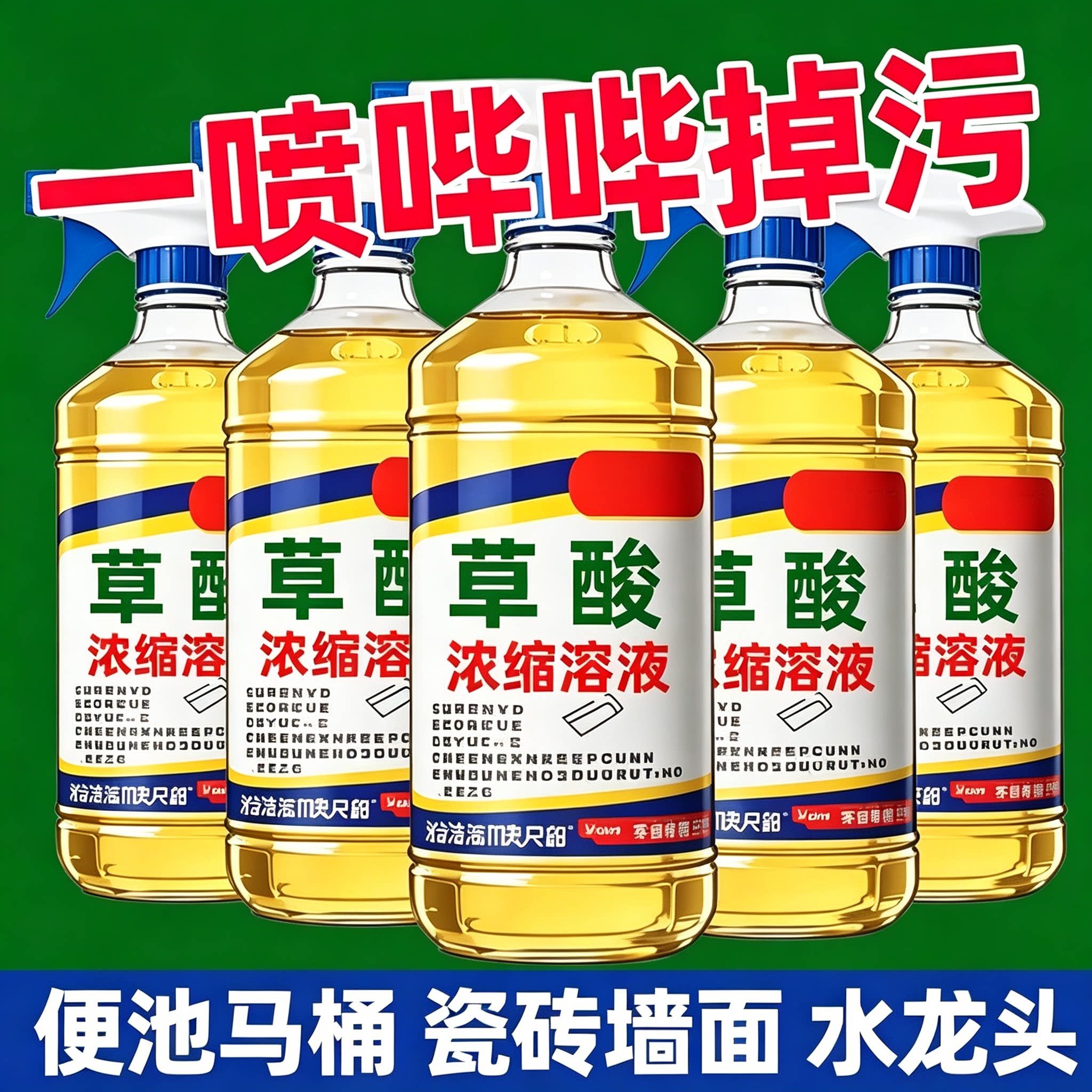 水锈家用地漏防臭器洁厕灵清洁剂