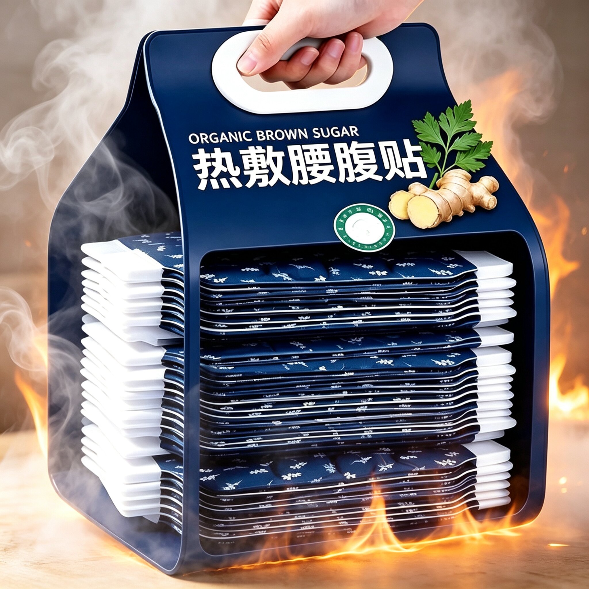 暖肚子腰腹热敷贴暖宫腰带