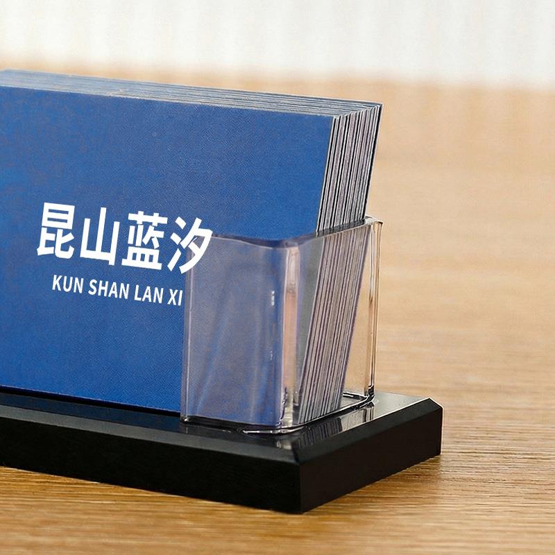 片座意透明亚名克力卡片收纳盒商子务大容量装放名805创片盒厂家图片