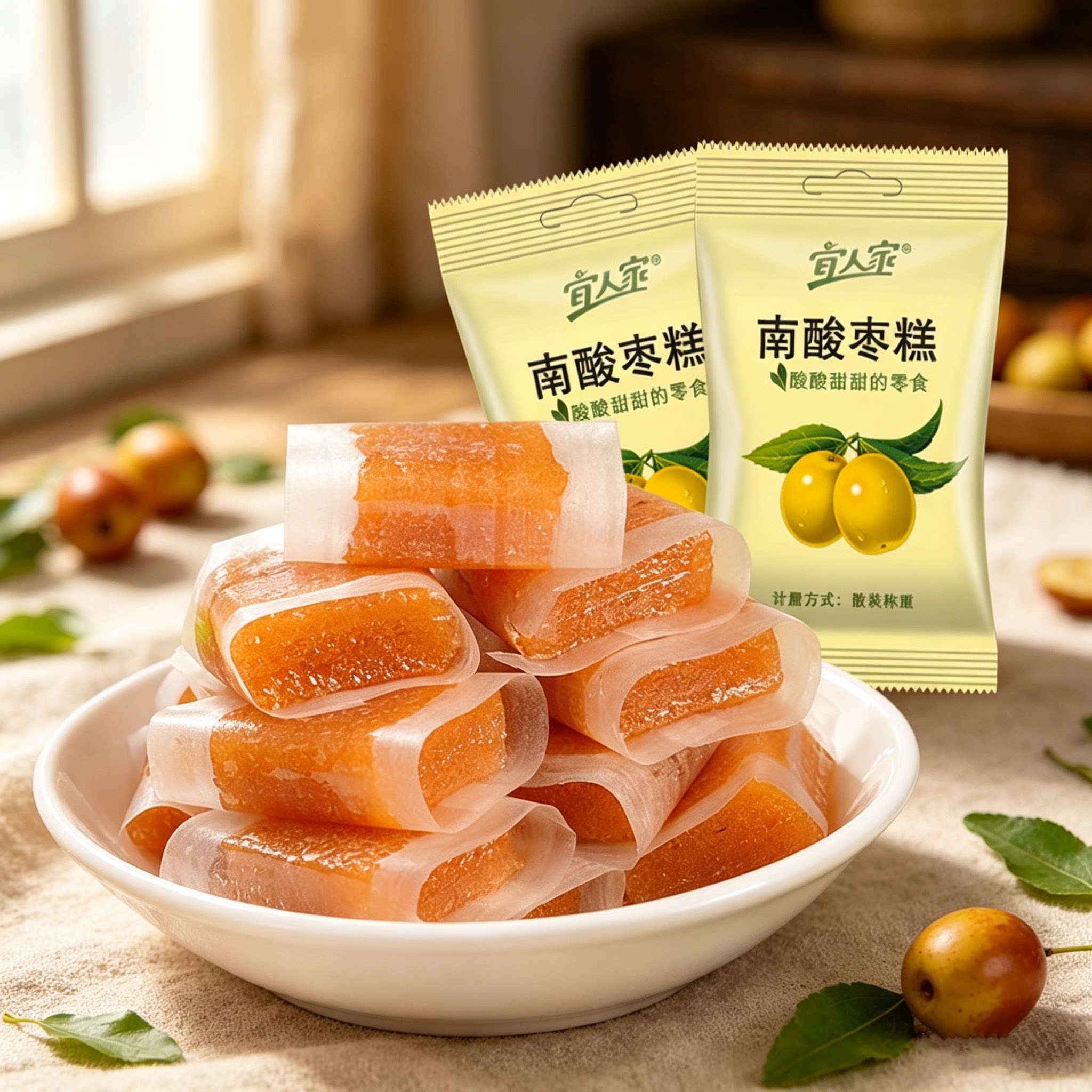 宜人家酸枣糕小袋试吃装酸甜味江西特产酸枣糕孕妇儿童休闲零食