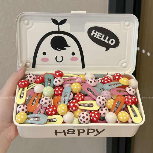 不伤发宝宝碎发前额刘海夹发夹儿童小女孩侧边夹发卡女童头饰夹子