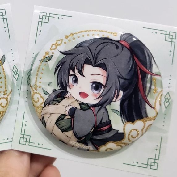 魔道祖师吧唧徽章魏无羡蓝忘机图片