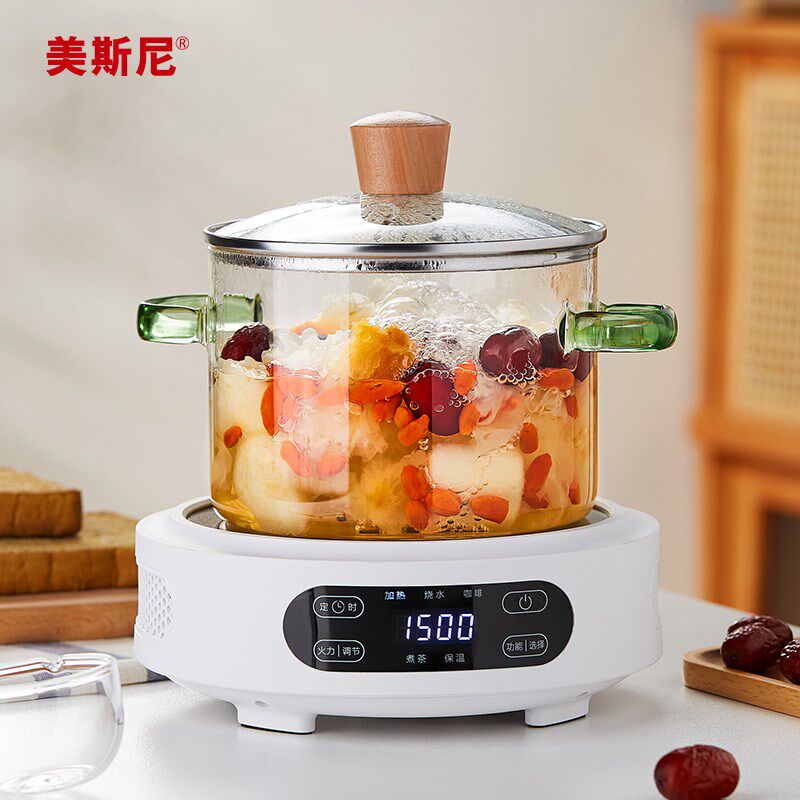 玻璃炖锅家用明火耐高温高硼硅炖汤锅煲汤锅电陶炉泡面锅关东煮锅