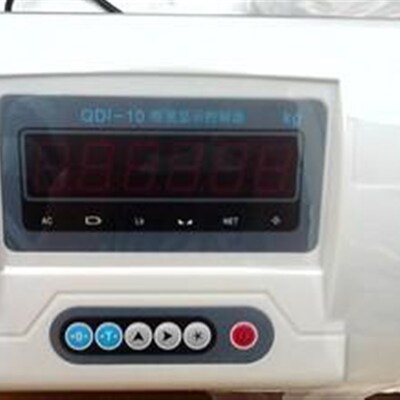 秋豪电子地磅秤仪表台秤称重显示器QDI-10/RS232不乾胶标签印表机