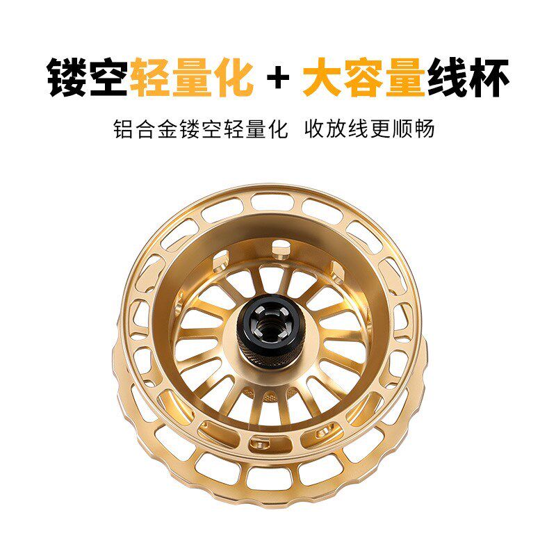 欧贝丝特海王海筏轮全金属防海水耐腐蚀筏钓轮带泄力桥筏轮微铅轮