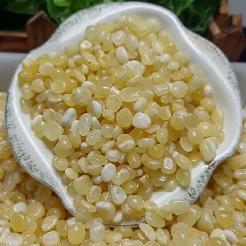 100克价黄方解石碎石摆件黄玉裸石盆景石鱼缸石装饰摆件