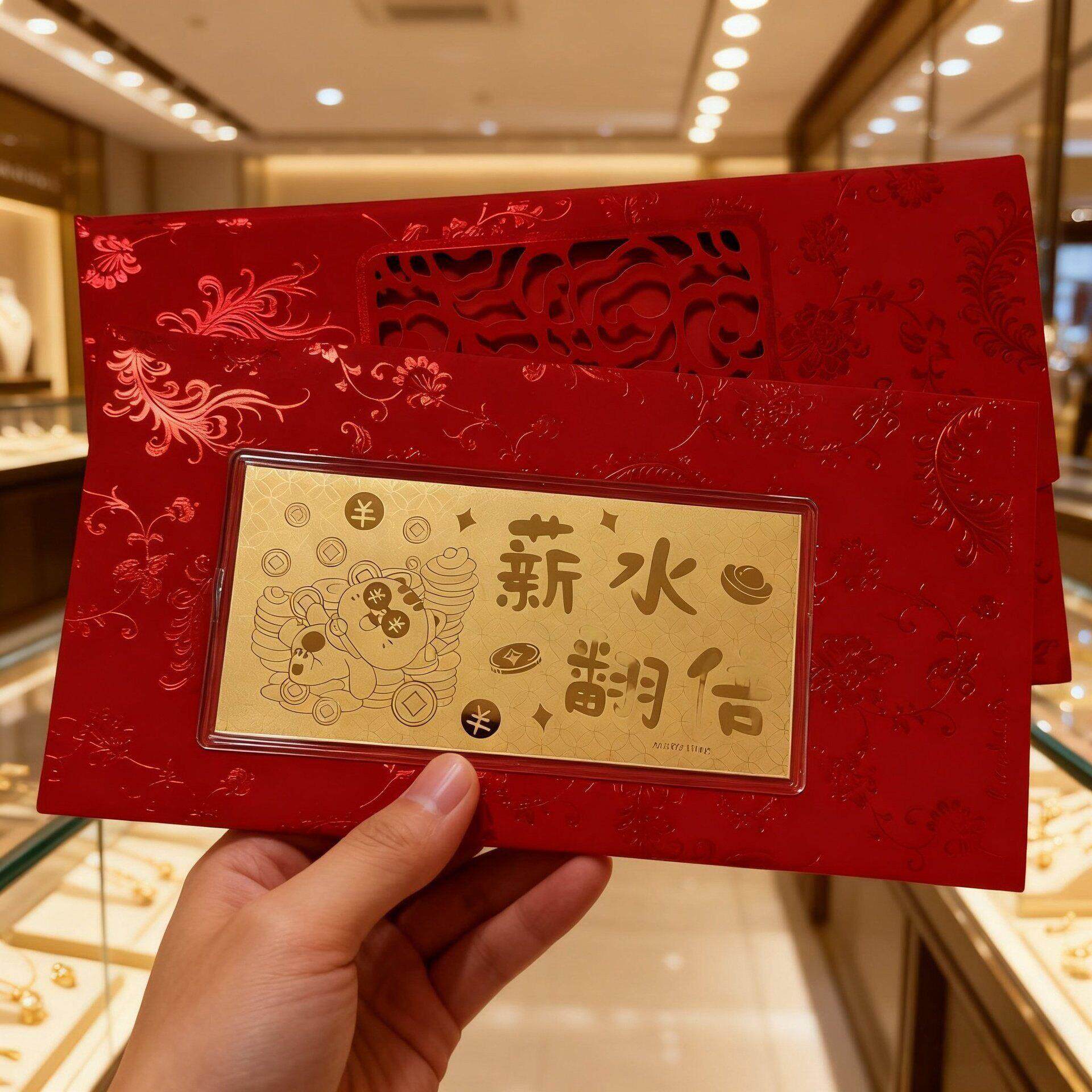 生日快乐红包足金999金钞马上有钱红包生日发财公主请纪念日礼品