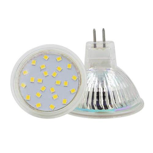 LED灯杯MR16射灯替换卤素灯GU5.3插脚AC/DC12V4W光源节能省电筒灯