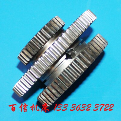 兖州金马威龙钻床齿轮Z3040Qx10摇臂钻床齿轮配件 摇臂钻三联齿轮
