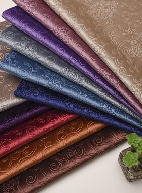 欧式沙发布料加厚压花金丝绒布面料软包背景坐垫抱枕套布法兰绒布