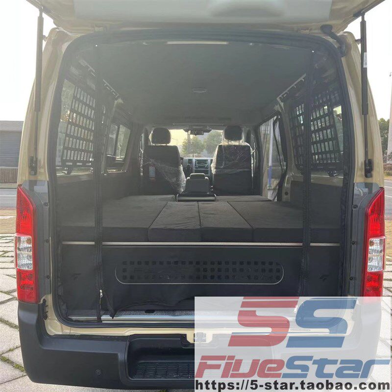 适用HIACE200系海狮金杯窄体三四型后尾门防蚊虫网遮物帘中门窗纱