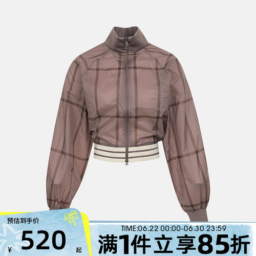 adidas阿迪达斯女子CROP JACKET运动健身夹克外套KX4645