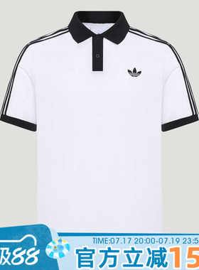 adidas阿迪达斯三叶草男秋CLASSICS经典POLO衫运动短袖T恤LG4965