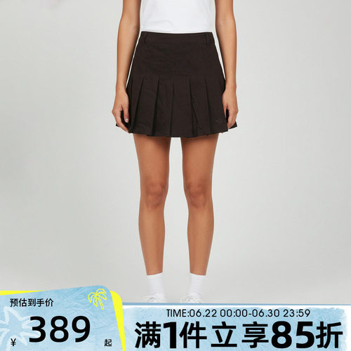 adidas阿迪达斯三叶草女子TWILL SKIRT运动休闲半身裙KD5446