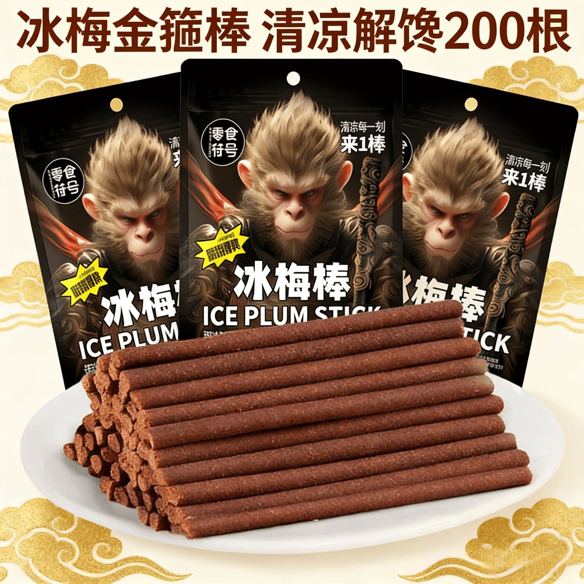 冰梅棒独立包装酸梅条青梅山楂陈皮甘草童年怀旧零食上课上班犯困