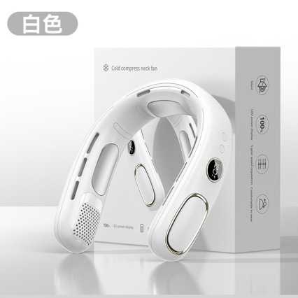 2025新款迷你小风扇强劲续航随身便携式户外挂脖风扇五档可调