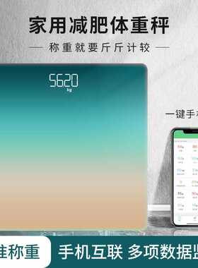 天晟体重秤新款家用蓝牙智能身高电子秤人体专业测体脂称重体重称