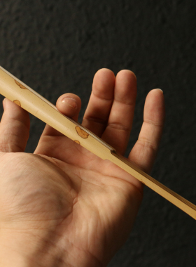 【6寸15方1.6排口】精选蝴蝶花竹名家葛小娟本工精工制作马牙折扇