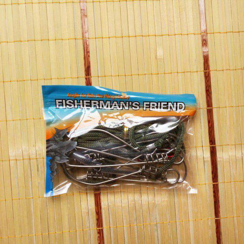 路亚专用不锈钢鱼扣鱼锁 可收缩活鱼扣 5m钢丝钓鱼扣鱼锁带浮力
