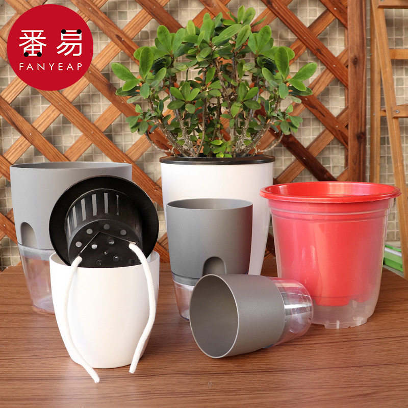 花盆/自吸水A1pq亥0-自动吸水花