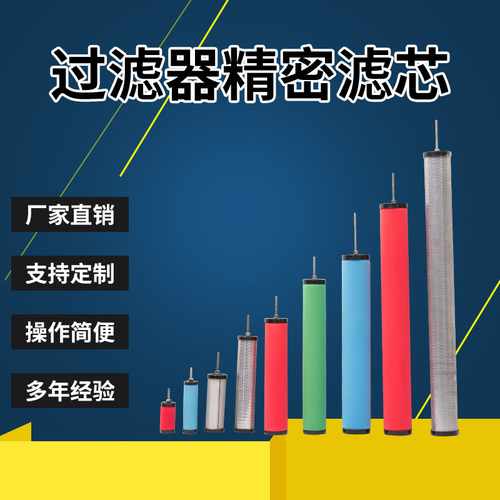 除尘除油水汉克森款CTAH级E9E7E5-16压缩空气精密过滤器替代滤芯