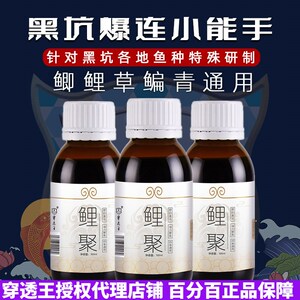 穿透王钓鱼小药鲤聚鲤鱼饵料添加剂黑坑野钓窝料散炮诱鱼剂促开口