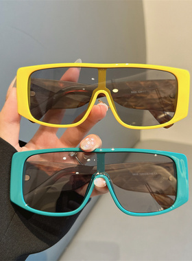 连体开车大框太阳眼镜百搭网红