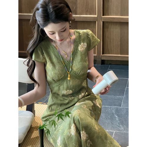 浮光锦系列连衣裙女夏显瘦裙子
