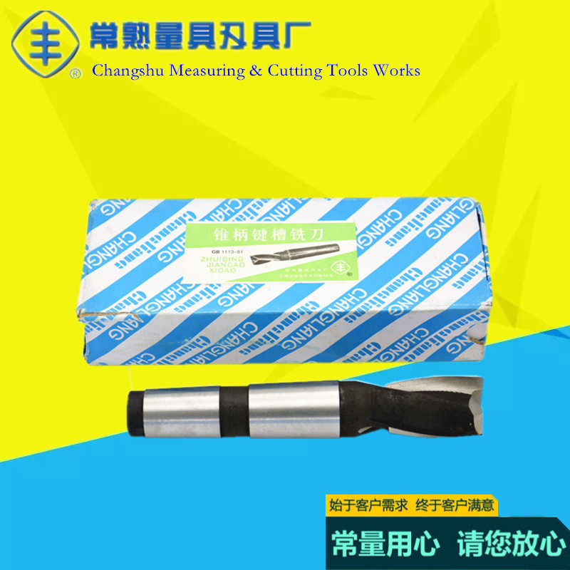 正宗常熟丰牌锥柄键槽铣刀12 13 14 15 16 17 18 19 20 21mm 2刃