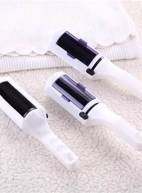 微型干洗器双面静电除尘刷大衣裤子粘毛器除毛刷吸毛刷静电干洗刷
