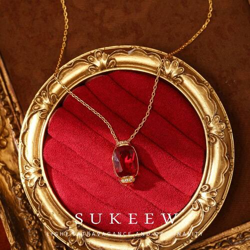 SUKEEW酥可法式轻奢铜合金项链