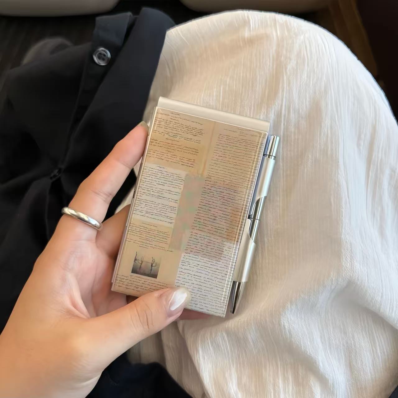 原创便签本金属铝盒随身笔记