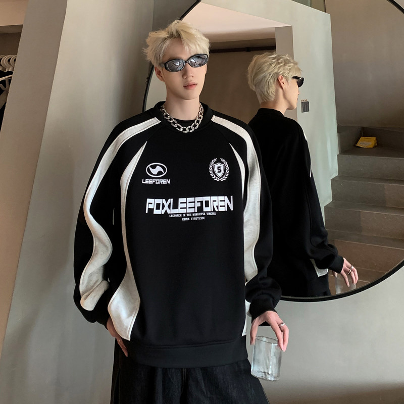 美式重磅卫衣男款2026新
