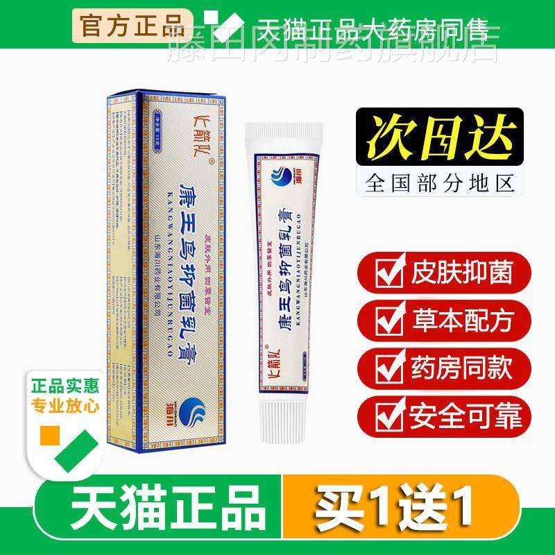 火抑队康王鸟菌乳膏海正川品软膏皮肤外箭用膏15g 官方旗ZYM舰店图片