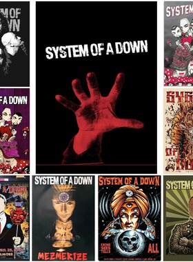 Heavy Metal Band System of A Down Posters Music Album Canvas