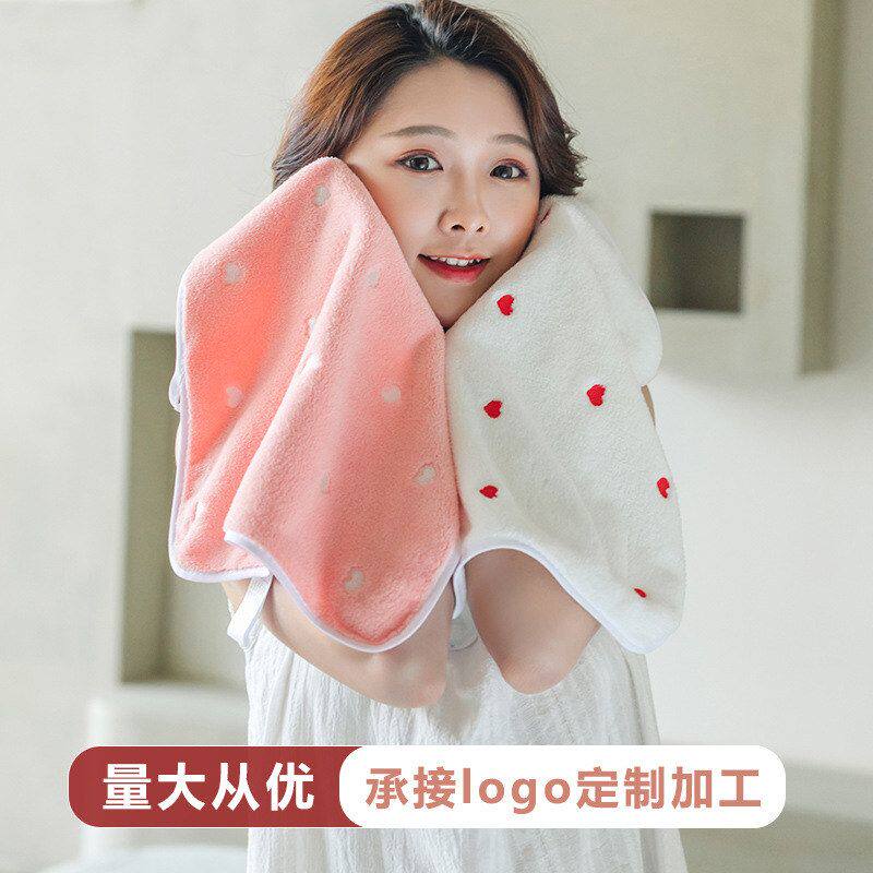 儿童毛巾批发珊瑚绒方巾洗脸家用婴儿吸水不掉毛宝宝毛巾