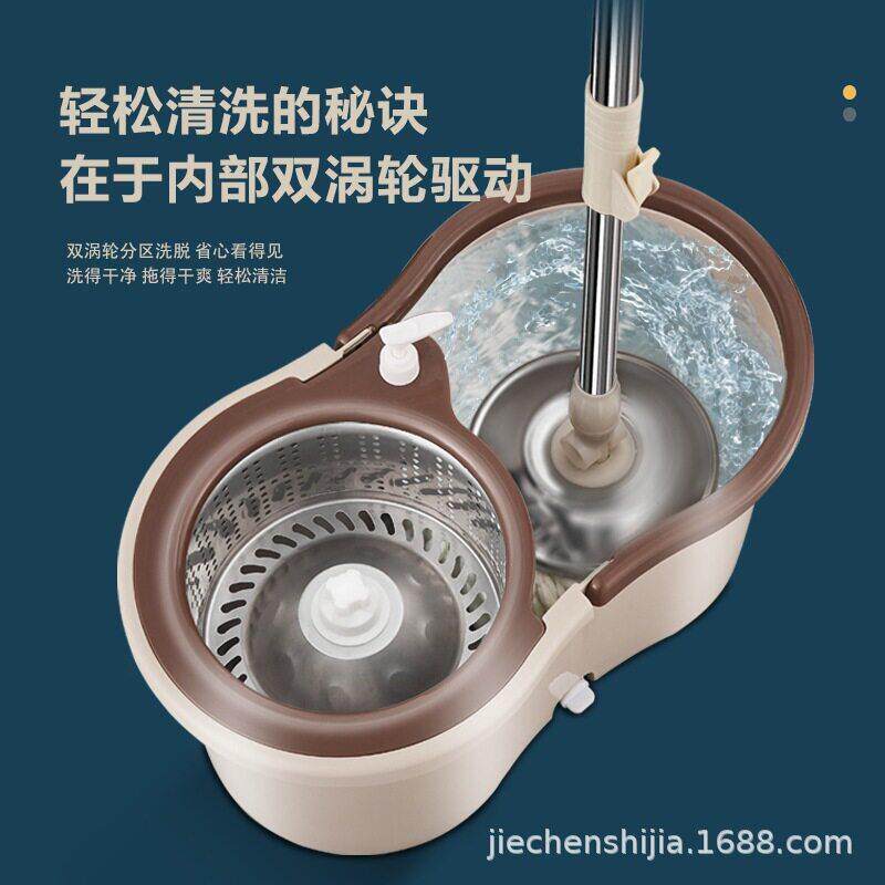 家用一拖净旋转拖把桶好神拖拖把双驱动拖布桶墩布桶