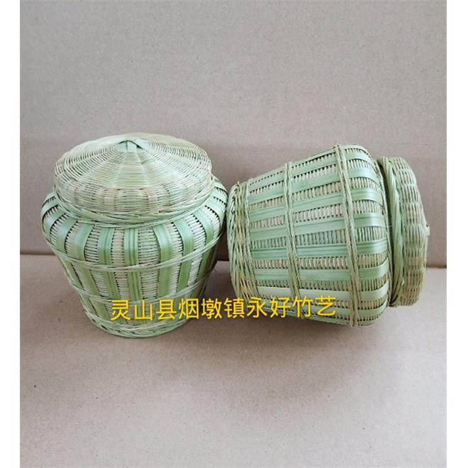 竹制品小物件收纳筐竹编篮酒店用品铅笔盒文具盒竹编茶叶罐