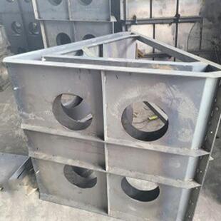 海工三角形鱼礁岛钢模具框架型鱼礁石岛预制块模具生态鱼礁模板