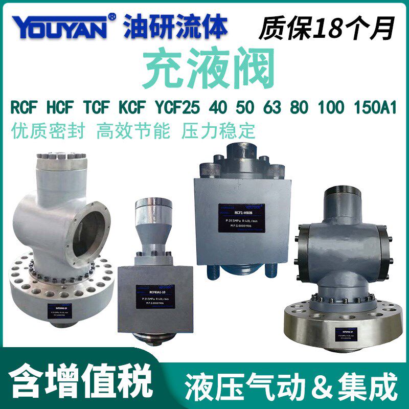 TCF满油阀HCF25充液阀RCF40/50A1/63A1/80A1/100A1/100B1/-10 250