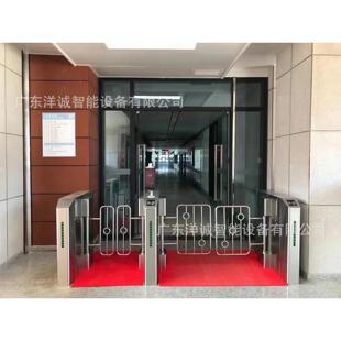 小区防钻防爬摆闸机刷卡门禁管理系统刷卡访客门禁人证合一系统