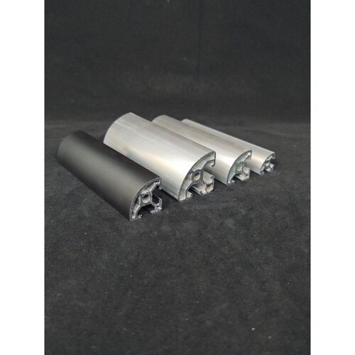 欧标工业铝型材20R/30R/40R弧形半圆形铝合金转角型材DIY黑白框架