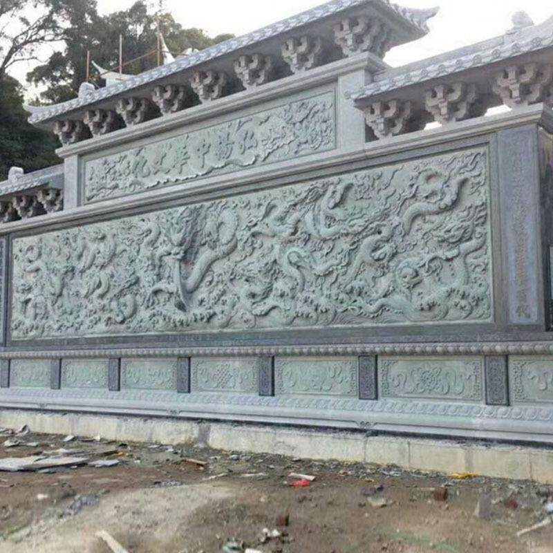 厂家来图定制迎门墙浮雕壁画 广场寺庙浮雕文化墙装饰