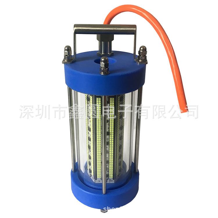 Led水下诱鱼灯捕鱼灯600W集鱼灯黄光蓝光