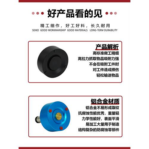 BY伯努利非接触式真空吸盘无痕吸嘴SNT20/25/30/40/50/60/80气动