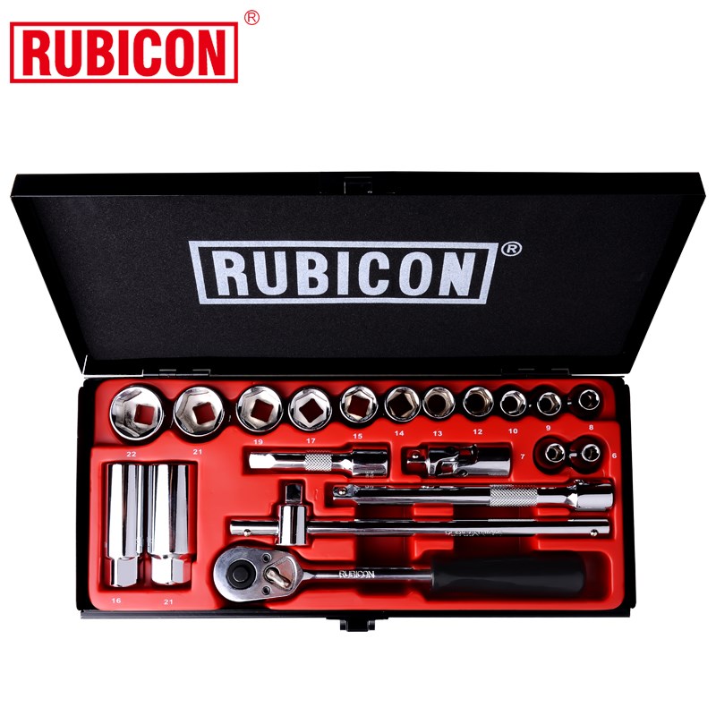 日本进口RUBINCON罗宾汉汽车维修套筒套装多功能棘轮扳手工具组合