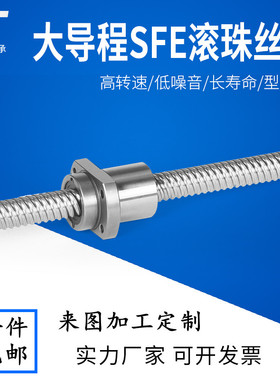 高精度大导程滚珠丝杆SFE1616/2020/2525/3232/4040
