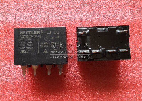 全新赛特勒继电器AZ2703-2A-240AW 6脚!