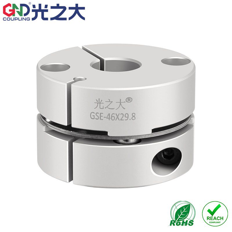 GSE膜片联轴器步进伺服电机梅花波纹管十字滑块连接节弹性连轴器