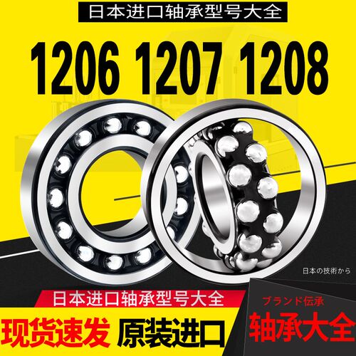 ZCY调心球轴承1206进口1207日本1208双列1209 1210 1211ATN锥度K